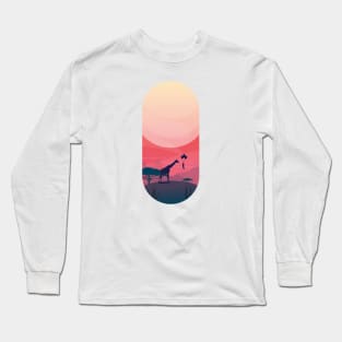 Chase your dreams - Giraffe Long Sleeve T-Shirt